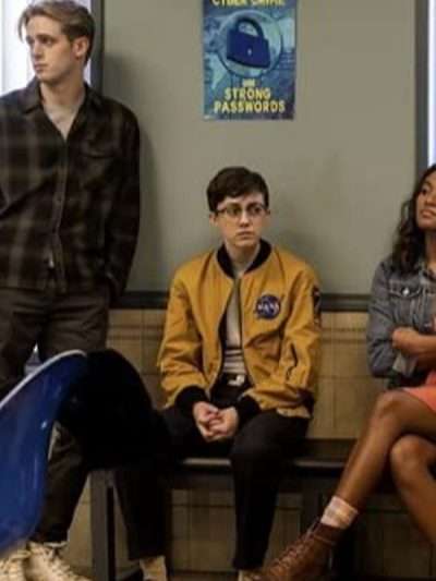 Jesse LaTourette There's Someone Inside Your House Nasa Bomber Jacket