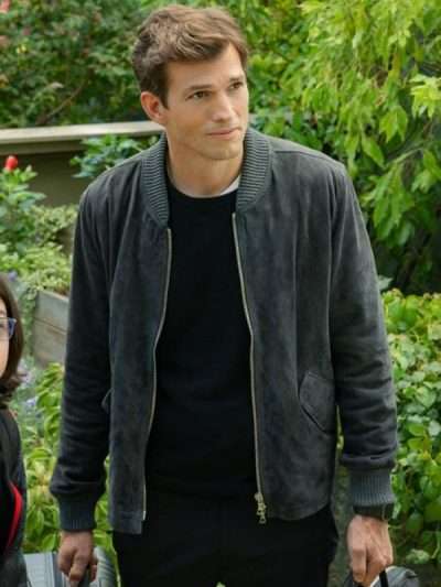 Ashton Kutcher Your Place or Mine Bomber Jacket