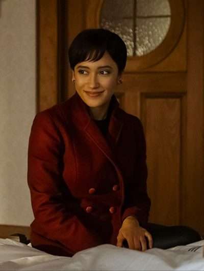 Nora Antony Upload Red Coat