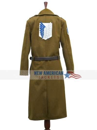 Attack on Titan TV Series Eren Jaeger Green Coat