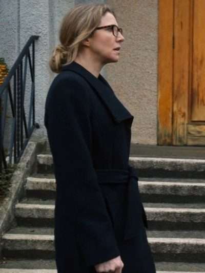 Kate Mularkey Firefly Lane Season 02 Black Coat