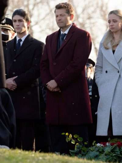 Misha Collins Gotham Knights 2023 Coat