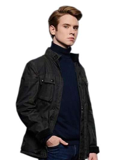 Tyler DiChiara Gotham Knights Black Cotton Jacket