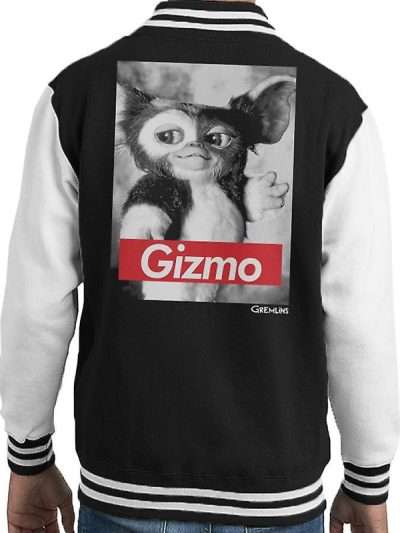 Gremlins Baseball Black and White Varsity Jacket