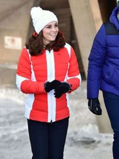 Kate Middleton Ski Puffer Jacket