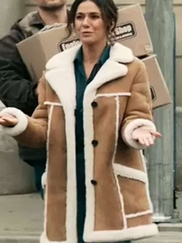 Lana Lang Superman and Lois Shearling Coat