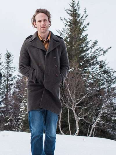 Jack Fox Operation Napoleon Brown Wool Coat