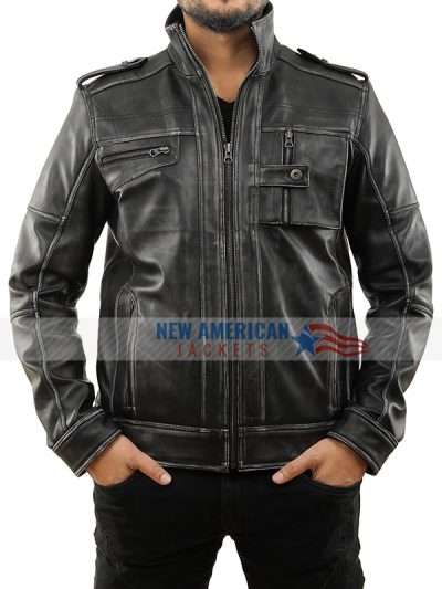 Elnor Star Trek Picard 2022 Black Leather Jacket
