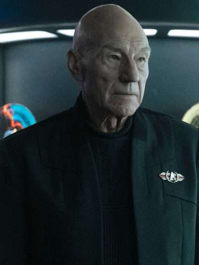 Patrick Stewart Star Trek: Picard S03 Black Jacket