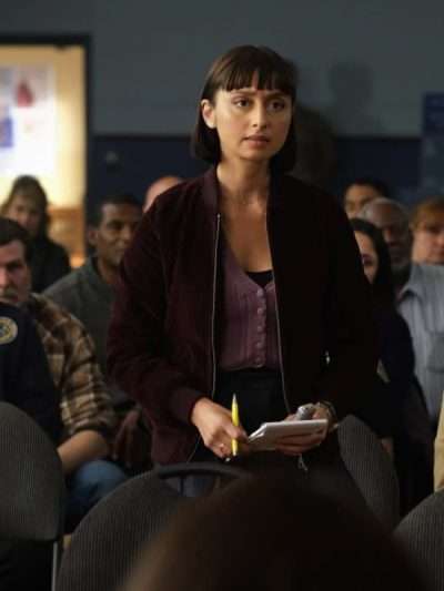 Chrissy Beppo Superman and Lois S02 Maroon Jacket