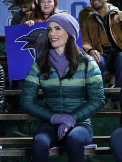Lois Lane Superman and Lois Green Puffer Jacket