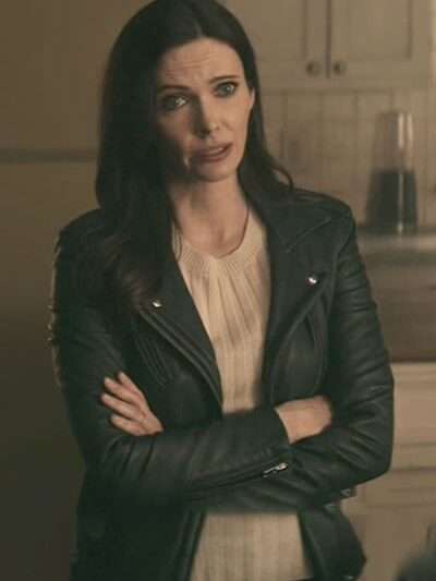Lois Lane Superman and Lois 2022 Black Jacket Leather