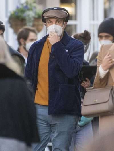 Jason Sudeikis Ted Lasso Velvet Blue Jacket