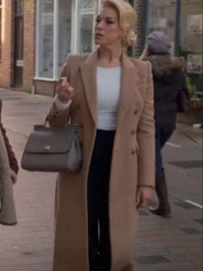 Hannah Waddingham Ted Lasso Brown Coat