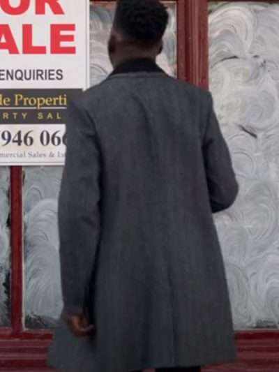 Toheeb Jimoh Ted Lasso Wool Grey Coat