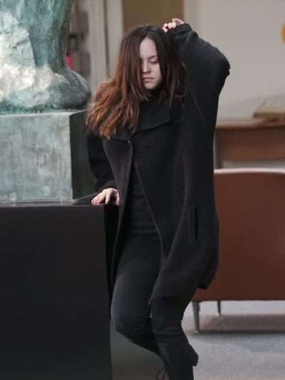 Hayley Orrantia The Goldbergs Black Trench Coat
