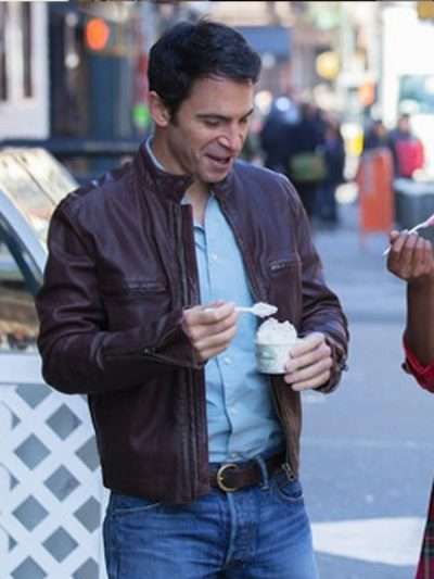 Chris Messina The Mindy Project S03 Leather Jacket