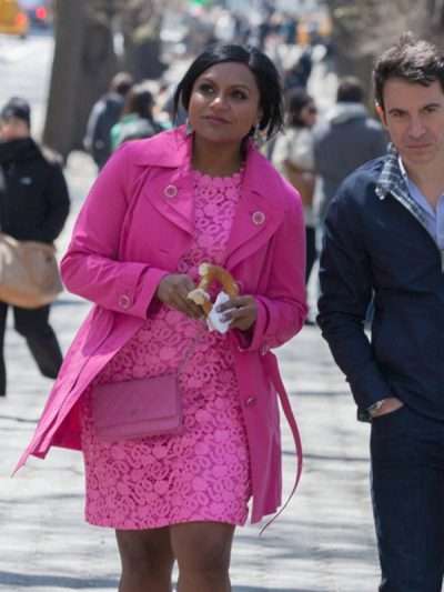 Mindy Kaling The Mindy Project Pink Coat