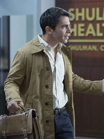 Chris Messina The Mindy Project S03 Brown Coat