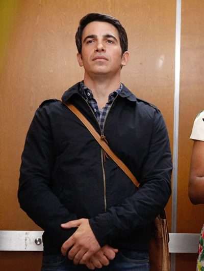 Chris Messina The Mindy Project Black Cotton Jacket