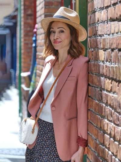 Autumn Reeser The Wedding Veil Inspiration 2023 Blazer