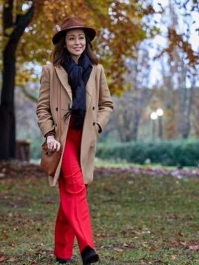Autumn Reeser The Wedding Veil Inspiration 2023 Brown Coat