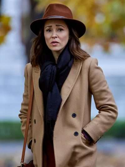 Autumn Reeser The Wedding Veil Inspiration Brown Coat