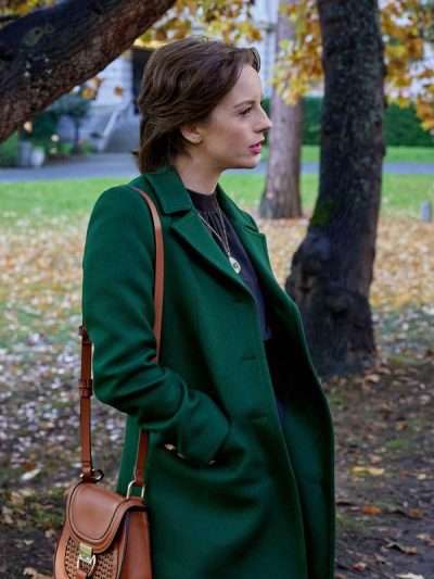 Kacey Rohl The Wedding Veil Inspiration 2023 Wool Coat