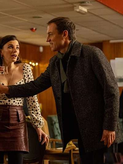 Tobias Menzies This Way Up Wool Coat