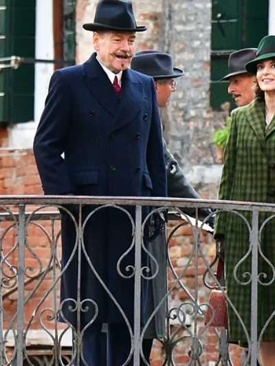 Kenneth Branagh A Haunting in Venice Black Coat