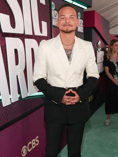 Kane Brown CMT Awards 2023 Black and White Blazer