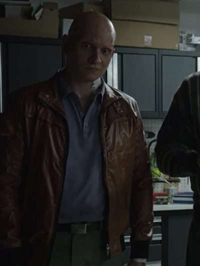 NoHo Hank Barry Brown Leather Jacket