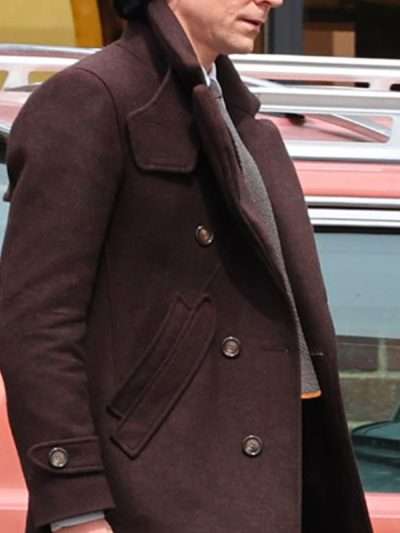 Loki Season 02 Tom Hiddleston Brown Peacoat