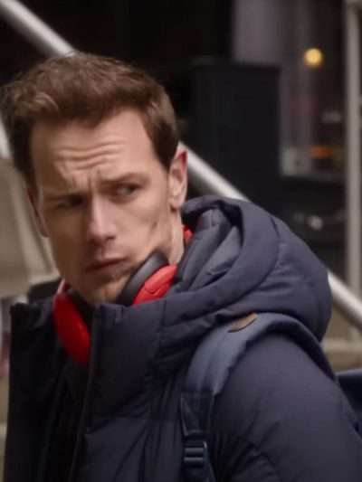 Sam Heughan Love Again 2023 Puffer Jacket