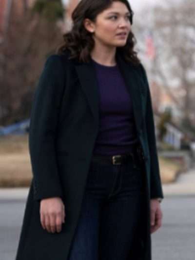 Drea Mikami Manifest Season 4 Black Trench Coat