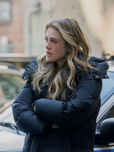 Manifest S04 Michaela Stone Puffer Hooded Coat