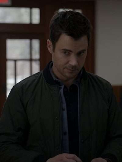 Manifest Season 04 Zeke Landon Green Quilted Jacket