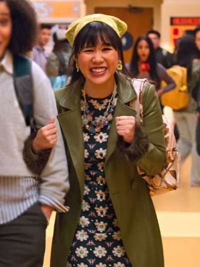 Eleanor Wong Never Have I Ever S03 Leather Coat