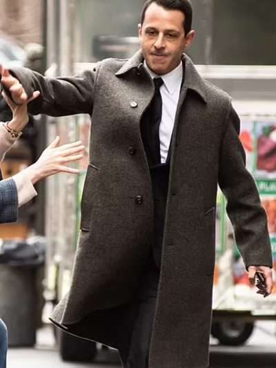 Kendall Roy Succession S04 Wool Coat