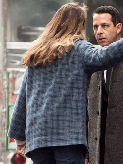 Rava Roy Succession S04 Blue Plaid Blazer