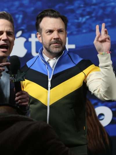 Ted Lasso Season 3 Jason Sudeikis Multi Color Tracksuit