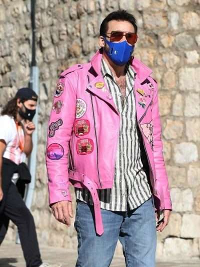 Nicolas Cage Biker Leather Jacket