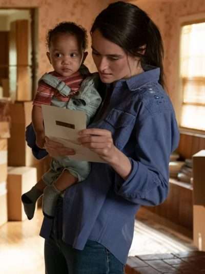 Young Clare Tiny Beautiful Things Blue Jacket