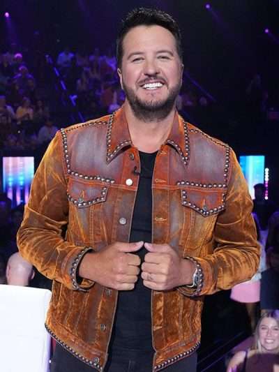 Luke Bryan American Idol Brown Jacket