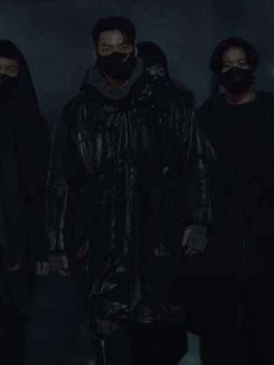 Kim Woo-bin Black Knight 2023 Black Coat