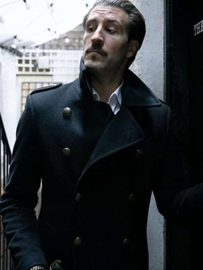 Rob Laird Casting Kill Black Wool Coat