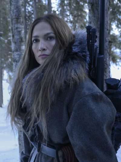 Jennifer Lopez The Mother Brown Hooded Coat