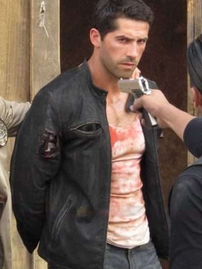 Scott Adkins John Wick Chapter 4 Black Leather Jacket