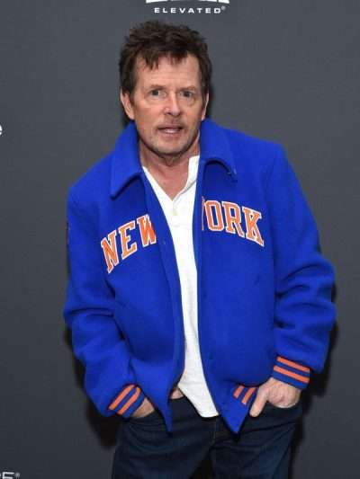 Michael J. Fox Still: A Michael J. Fox Movie Blue Jacket