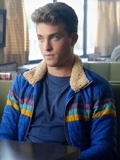 Jonathan Kent Superman and Lois Blue Puffer Jacket